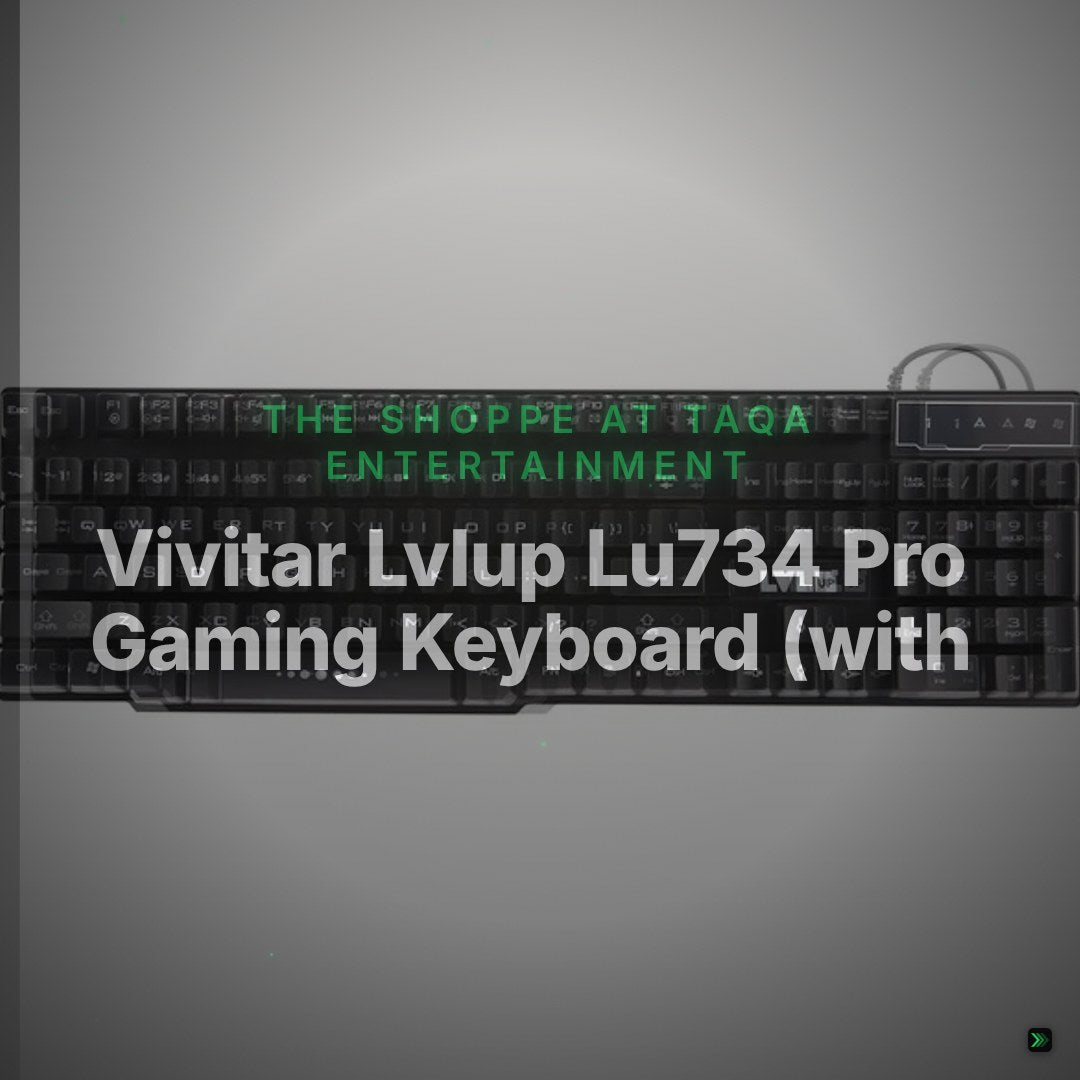 Vivitar Lvlup Lu734 Pro Gaming Keyboard (with LED keys) – Clean Showcase