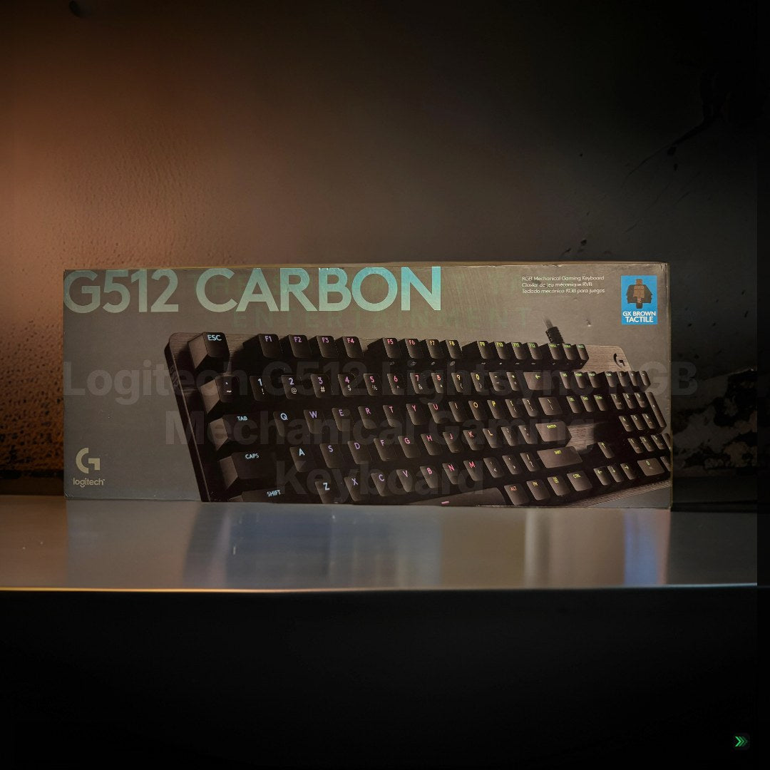 Logitech G512 Lightsync RGB Mechanical Gaming Keyboard – Clean Showcase
