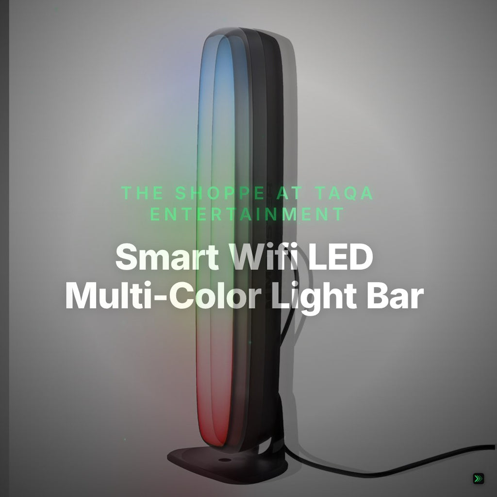 Smart Wifi LED Multi-Color Light Bar, Customizable with Mobile App, Voice Control, Google Assistant. – Clean Showcase