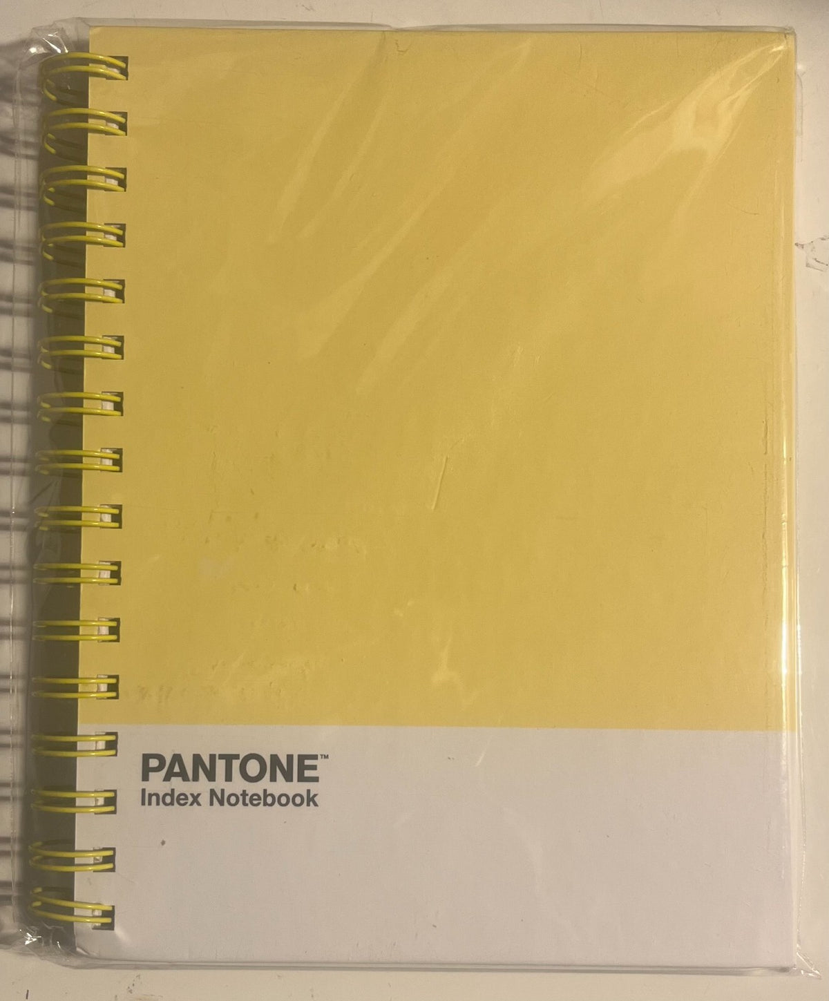 PANTONE Yellow Index Notebook 8.25" X 6.25" NEW in CELLOPHANE